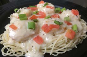 Heat Eat Scallop Scampi