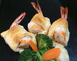 Heat Eat Shrimp in Blanket