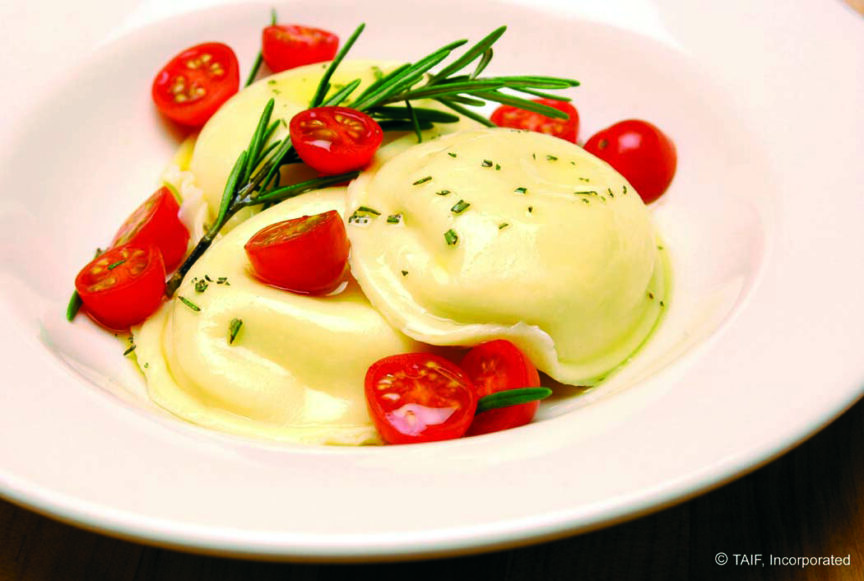 chicken ravioli Tallutos