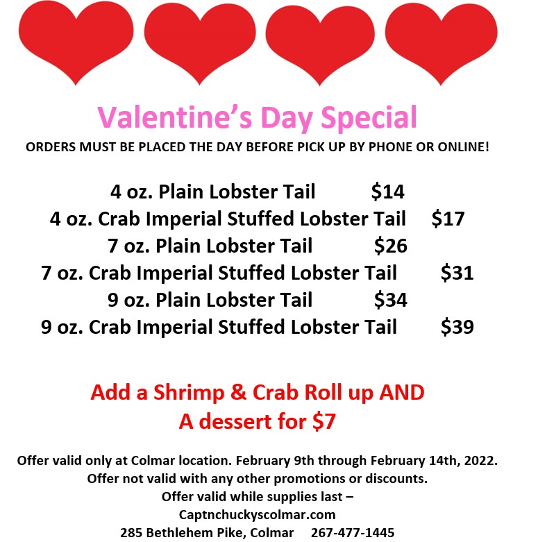 colmar valentine's day special