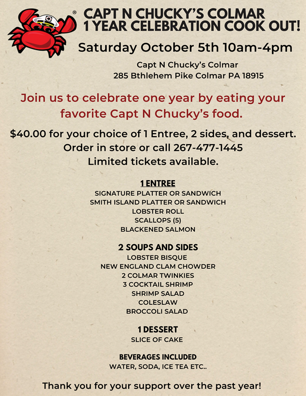anniversary flyer